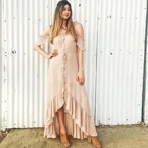 Moving! Must Go! High low maxi, adjustable straps